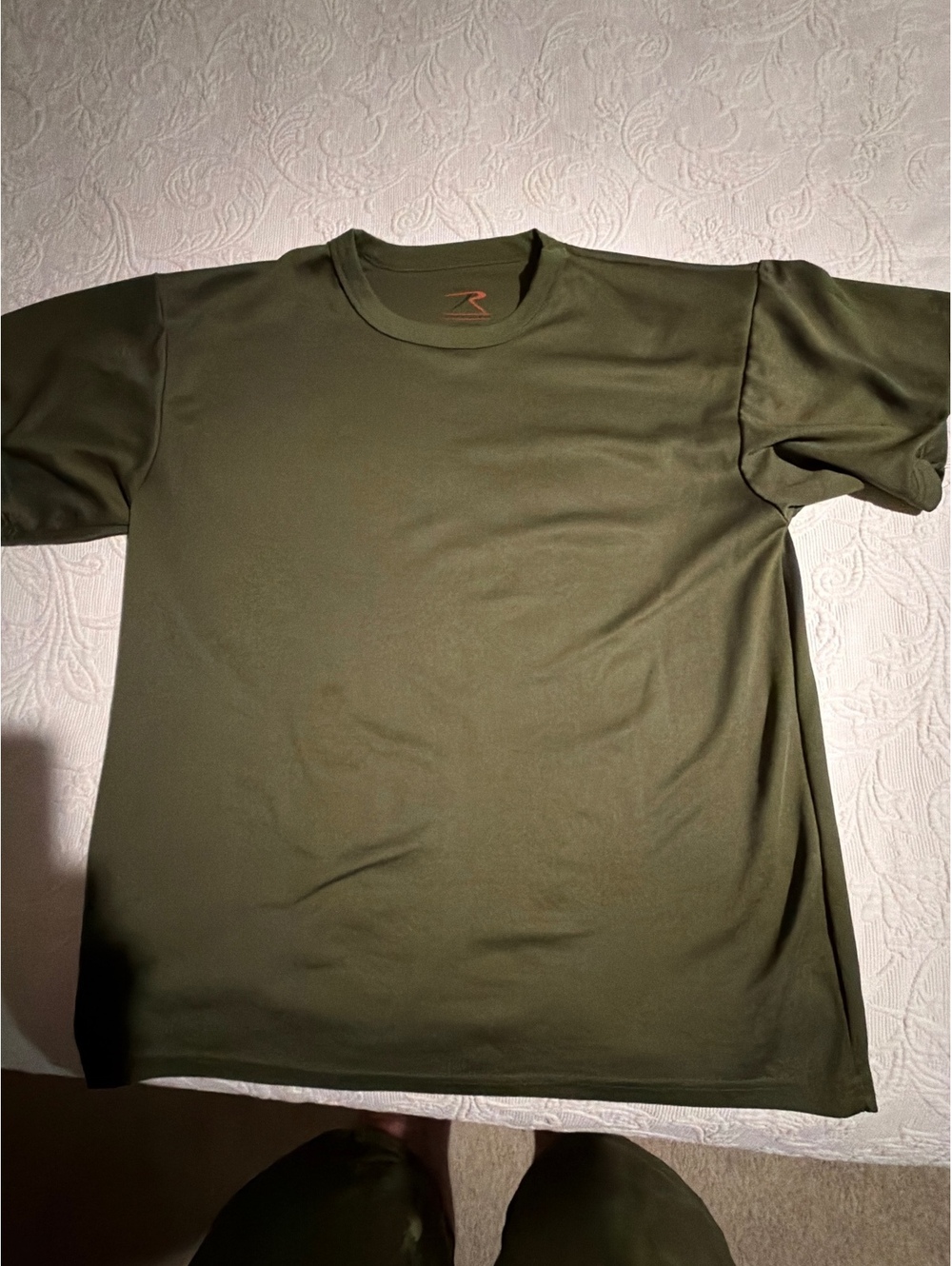 Russell Athletic Olive Green Performance T-Shirt Size L